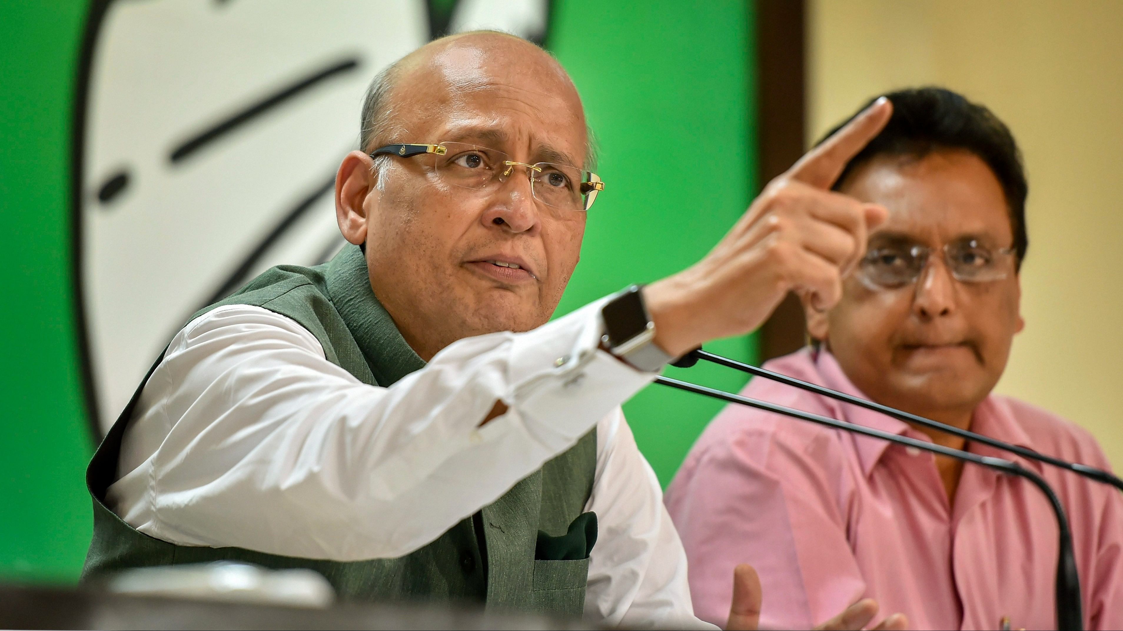 <div class="paragraphs"><p>Senior Congress leader Abhishek Manu Singhvi</p></div>